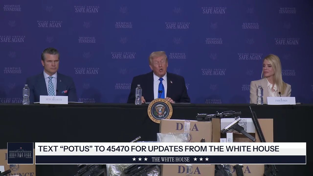 President Trump Participates in the Memphis Safe Task Force Roundtable