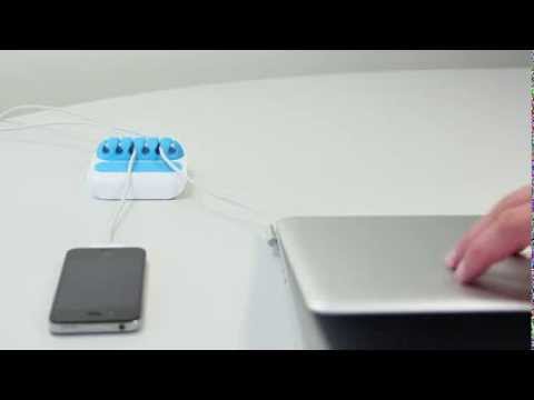 Organizador De Cables Para Escritorio Stoppi Gumbite