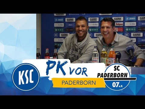 KSC-Pressekonferenz vor Paderborn