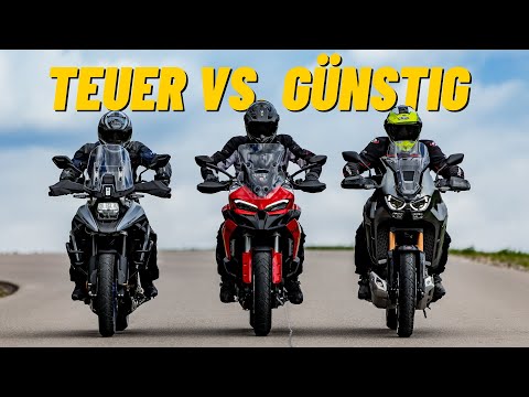 Ducati Multistrada V2 S, Honda Africa Twin AS and Suzuki V-Strom 1050 - Test & Comparison