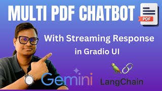 Create a Multi PDF RAG Chatbot with Gradio UI, Langchain,ChromaDB and Gemini
