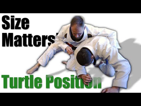 Watch This Before Escaping Turtle Position in BJJ - Size Matters!!!