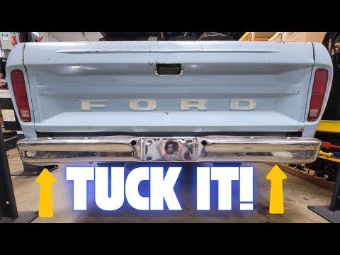 Installing LMC's Tucked Bumper Brackets on a 1979 Ford F100