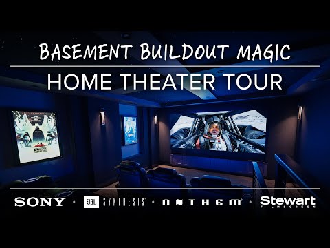 EPIC Home Theater Build + Full Basement Transformation! The BEST Basement Makeover EVER?!