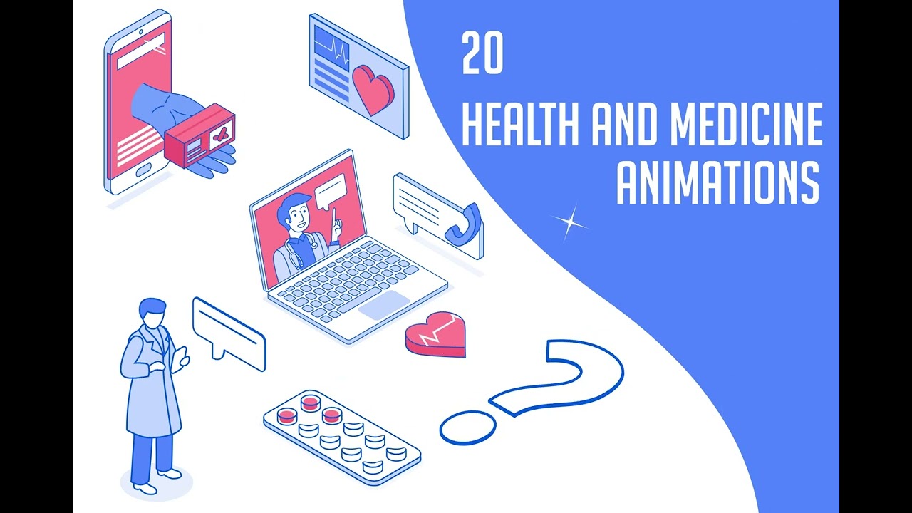 20 Health and Medicine Lottie Icon Pack
