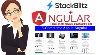 Stack Blitz Angular Tutorial - Angular Ecommerce Project