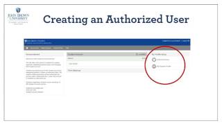 Authorized User
