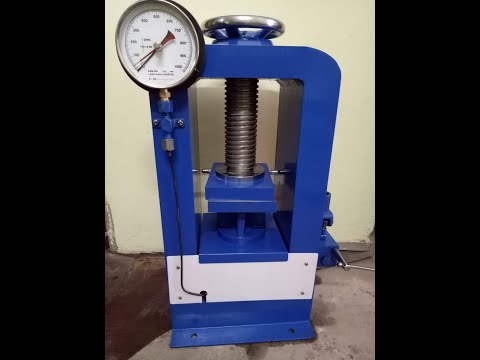 Analogue compression testing machine hand operated, 10 kn, c...