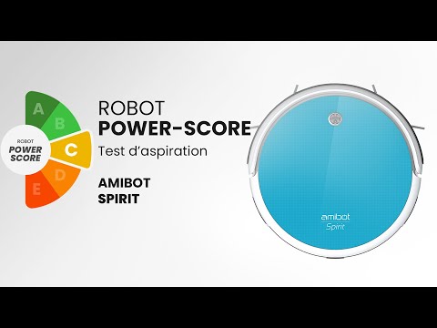 AMIBOT SPIRIT - Test d'aspiration Robot Power-Score