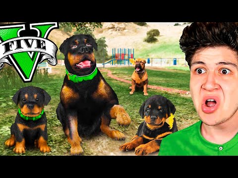 CHOP TIENE HIJOS en GTA 5! 🐶🐾 (Mods)