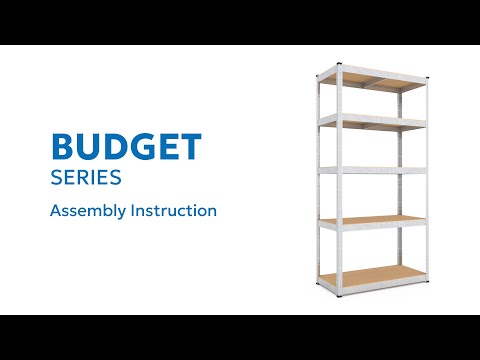 Navodila za montažo regala Budget zinkovaný, kovovy