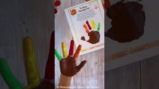 Turkey HandPrint Free Printable Template Poem Thanksgiving Craft
