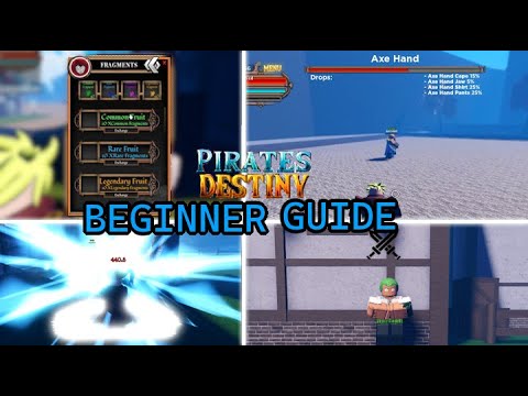(CODES) Pirate's Destiny COMPLETE Beginners Guide (Leveling, Races,Fruits,Bosses)