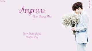 Yu Seung Woo - Anymore (더) Lyrics {Han|Rom|Eng}