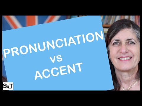 What's the difference between PRONUNCIATION & ACCENT?