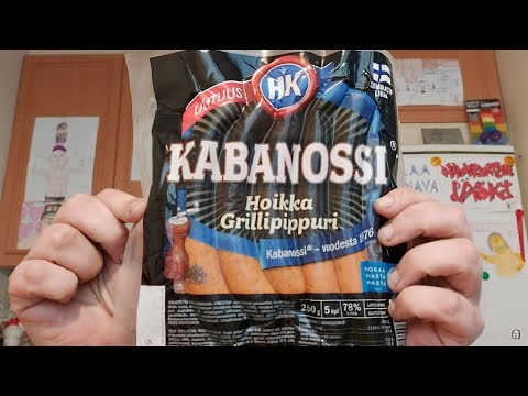 Hampaaton läski syö: Osa 1413 - HK Kabanossi Hoikka Grillipippuri