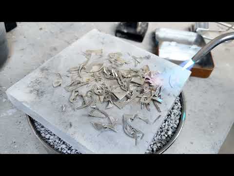 Sorting Silver Scrap: Separate Fine from Sterling
