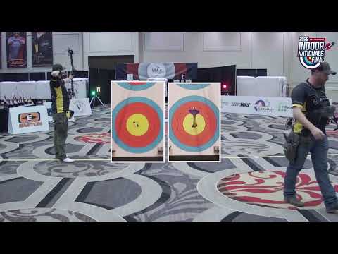 2025 USA archery Indoor Nationals Final - Compound Men: Douglas vs. Lutz
