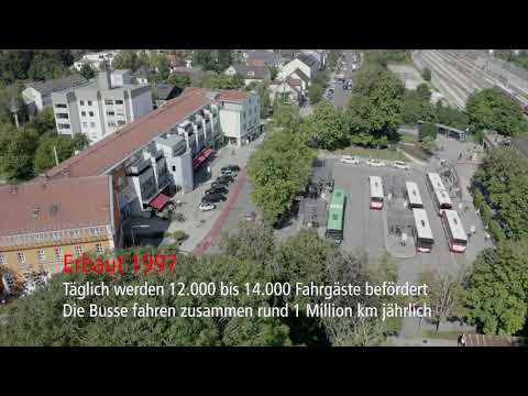 Überflug Busbahnhof Dachau