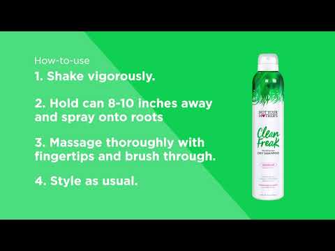 Clean your hair with the Fragrance-Free CLEAN FREAK...