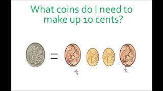 Mathematics - Equivalence to 5 cents and 10 cents