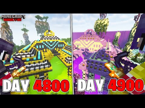 I Survived 4,900 Days in HARDCORE Minecraft…