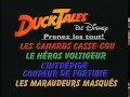 Closing To DuckTales Les Maraudeurs Masqués 1988 VHS French Canadian Copy