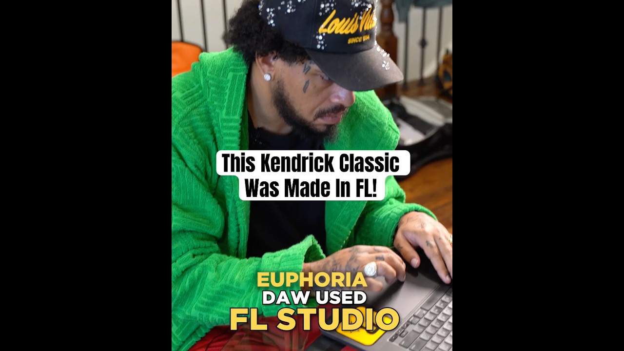 This Kendrick Lamar Classic Was Made In FL Studio! #euphoria #kendricklamar #cardo #daw