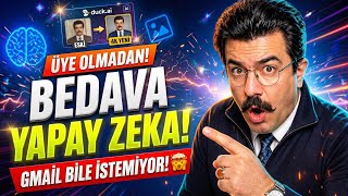 Üye Olmadan BEDAVA Yapay Zeka! 🔥 (GPT-6, 4K Fotoğraf Yenileme ve Thumbnail Yapım