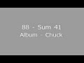 Sum 41 - 88 (With lyrics) 