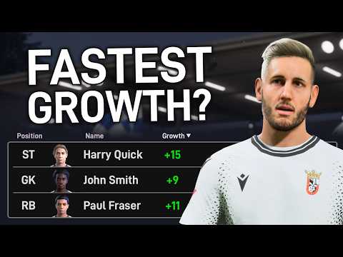 I Found the Fastest way to Develop Wonderkids!