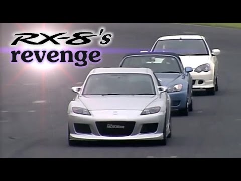 [ENG CC] RX-8 A Spec vs. S2000, Integra Type R DC5, Golf R32, Alfa 147 GTA Tsukuba 2003