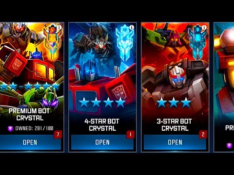400+ CRYSTAL OPENING! - Transformers: Forged To Fight