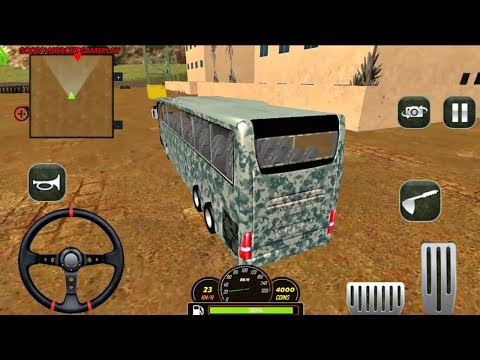 Army Bus Driving 2017: Military Coach Transporter New Bus Unlocked - Android GamePlay FHD