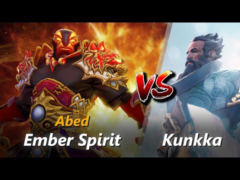 How to Ember Spirit mid vs Kunkka (feat. Abed) | First 7 minutes