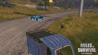 BAITING HIGHEST RANKED SUPERCAR (LAMBORGHINI) ROS BISAYA (Rules Of Survival: Battle Royal #7)