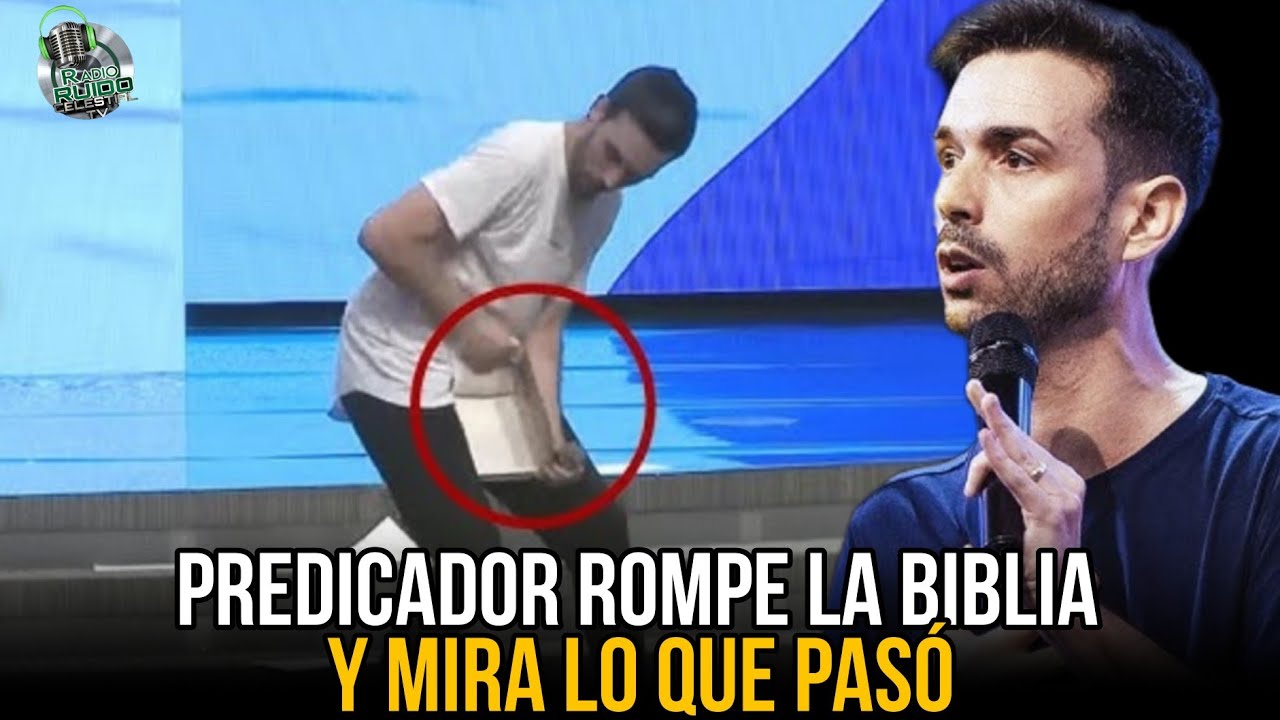 PASTOR rompe la BIBLIA y ocurre un MILAGRO asombroso😱😱