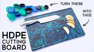 Cutting Board made from Recycled HDPE Plastic