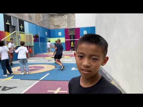 Xan-man at the Pigalle basketball court in Paris - 7/19/2023