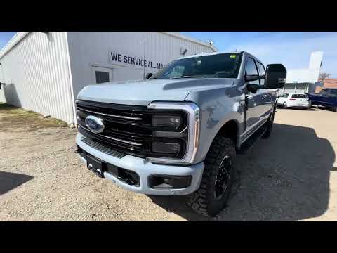 2026 Ford Super Duty F-350 SRW Platinum 4WD Crew Cab 6.75' Box in Gray for sale at HomeField Ford in Raymond, AB