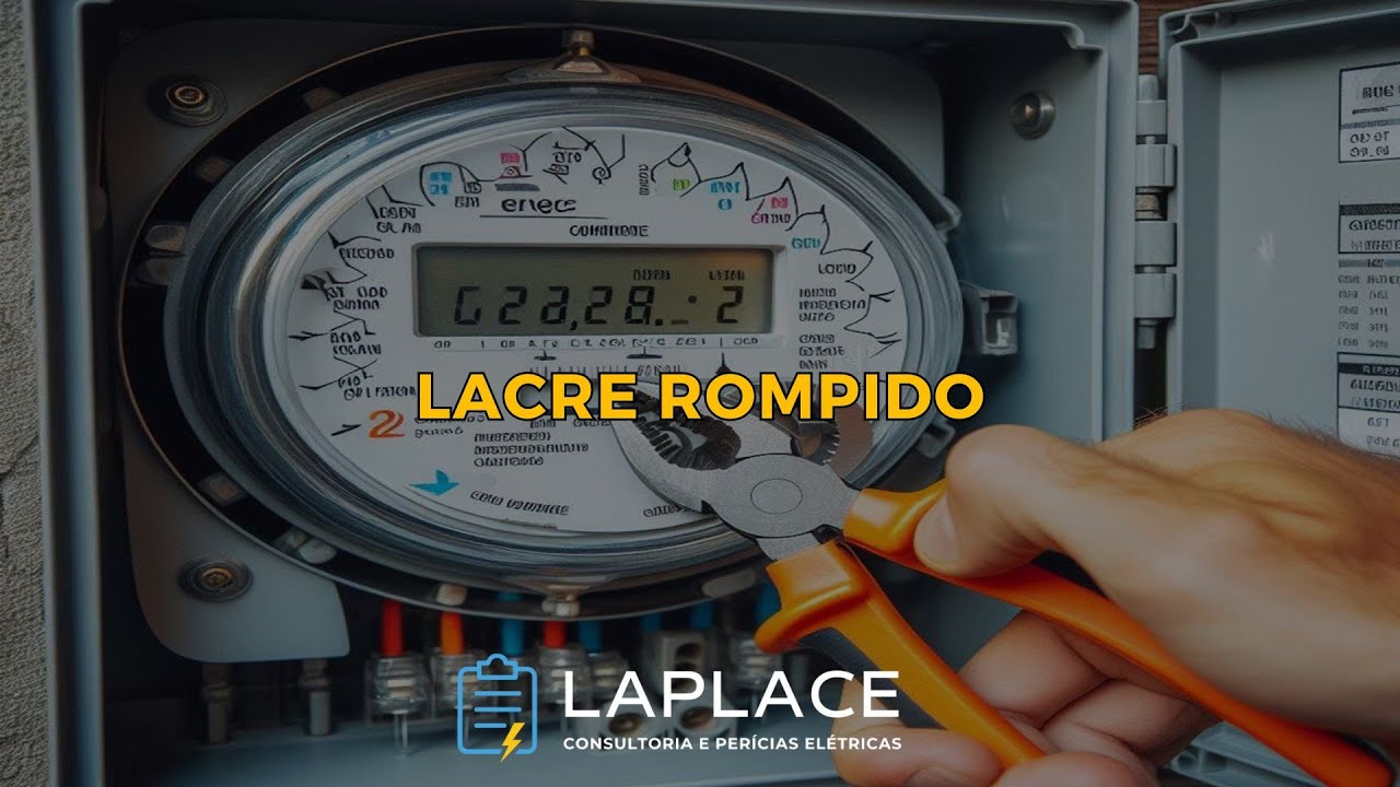 O lacre da caixa de medição pode ser violado?