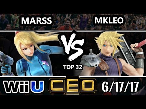 CEO 2017 Smash 4 - Marss (ZSS) vs ECHOFOX MVG | MKLeo (Cloud) Wii U Top 32