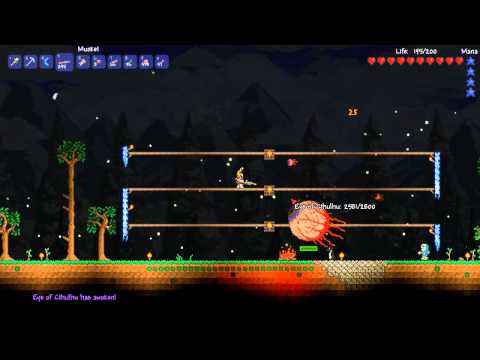 Terraria With Brian! Ep06 - Boss battle is a double-whammy!