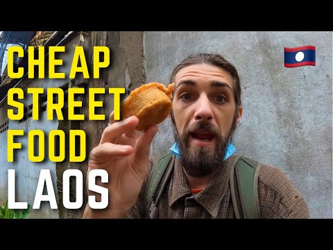 Cheap Street Food Tour in Laos’ BEST Morning Market |Travel SE Asia Cheap|