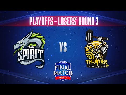 Spirit vs Thunder Awaken - The Final Match 2017 Losers' Round 3 - @Fogged @Gareth