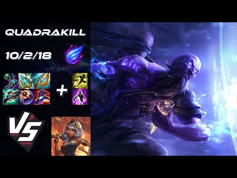 MID Ryze vs Qiyana [QUADRAKILL] - NA Challenger Patch 25.S3.1