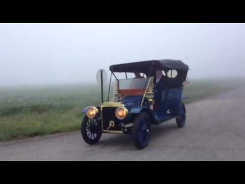 Thumbnail for Two 1907 Ford Model K driving in fog by Ford Model K
