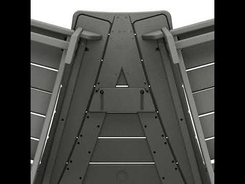 POLYWOOD Classic Series Angled Adirondack Connecting Table Installation Video