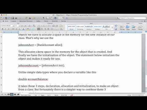 Objective C Tutorials   45   Alloc and Init Methods of a Class