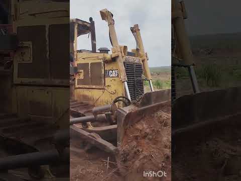 caterpillar bulldozer d6h transmission full installed time for test running it.